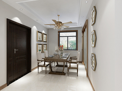 金梧桐169㎡简美风格装修案例