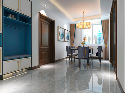 金梧桐144平新中式风格装修案例